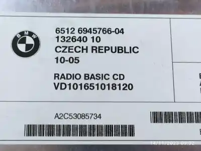 Peça sobressalente para automóvel em segunda mão sistema de áudio / rádio cd por bmw x3 (e83) 2.0 16v diesel cat referências oem iam 6945766  