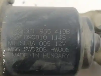 Pezzo di ricambio per auto di seconda mano tiranti e motorino del tergicristallo anteriore per volkswagen passat b6 variant (3c5) 2.0 tdi 16v riferimenti oem iam 3c1955023g  3c1955419b Pezzo di ricambio per auto di seconda mano tiranti e motorino del tergicristallo anteriore per volkswagen passat b6 variant (3c5) 2.0 tdi 16v riferimenti oem iam 3c1955023g  3c1955419b