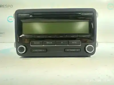 Second-hand car spare part audio system / radio cd for volkswagen passat b6 variant (3c5) 2.0 tdi 16v oem iam references 1k0035186aa Second-hand car spare part audio system / radio cd for volkswagen passat b6 variant (3c5) 2.0 tdi 16v oem iam references 1k0035186aa