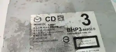 Second-hand car spare part audio system / radio cd for mazda 3 lim. () 1.5 diesel cat oem iam references bhp3669g0d