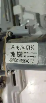 Second-hand car spare part rear right window regulator for citroen c-elysée (11.2012->) 1.6 exclusive [1.6 ltr. - 68 kw hdi fap] oem iam references 9674437280  