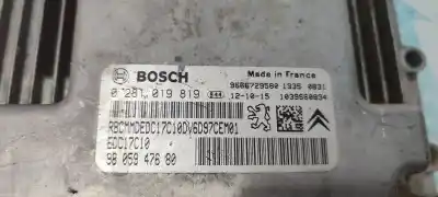 Автозапчастина б/у ебу контролер двигуна для citroen c-elysée (11.2012->) 1.6 exclusive [1.6 ltr. - 68 kw hdi fap] посилання на oem iam 9805947680  0281019819