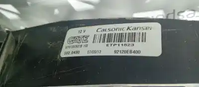 Автозапчасти б/у электрический вентилятор за nissan navara pick-up (d40m) doble cab fe 4x4 ссылки oem iam 92120eb400  