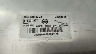 Second-hand car spare part ecu engine control for ssangyong kyron 200 xdi limited oem iam references 28256918  