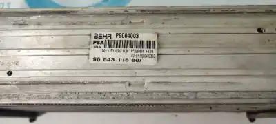 Second-hand car spare part intercooler for citroen c-elysée (11.2012->) 1.6 exclusive [1.6 ltr. - 68 kw hdi fap] oem iam references 9684311680  