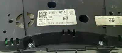 Peça sobressalente para automóvel em segunda mão quadrante por seat leon (5f1) 1.6 tdi referências oem iam 5f0920861a  