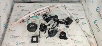 Автозапчастина б/у комплект подушки безпеки для mazda 2 lim. () center-line 90 cv / 66 kw посилання на oem iam   