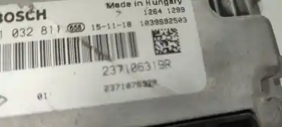 Автозапчастина б/у ебу контролер двигуна для renault clio iv (bh_) 1.5 dci 75 посилання на oem iam 237106319r  0281032811