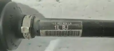Peça sobressalente para automóvel em segunda mão transmissão dianteira esquerda por seat leon (5f1) 1.6 tdi referências oem iam 1k0407271lb
