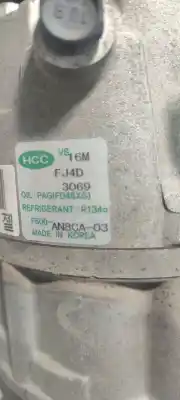 Peça sobressalente para automóvel em segunda mão compressor de ar condicionado a/a a/c por kia pro cee´d (ed) 1.6 crdi 90 referências oem iam f500an8ca03  