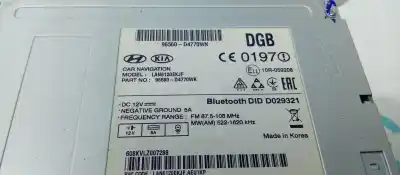 Second-hand car spare part Gps Navigation System for KIA OPTIMA (JF) 1.7 CRDI OEM IAM references 96560D4770WK  