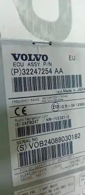Peça sobressalente para automóvel em segunda mão sistema de áudio / rádio cd por volvo v40 kinetic referências oem iam 32247254