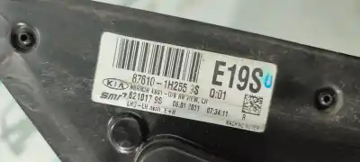 Peça sobressalente para automóvel em segunda mão espelho retrovisor esquerdo por kia pro cee´d (ed) 1.6 crdi 90 referências oem iam 876101h255  