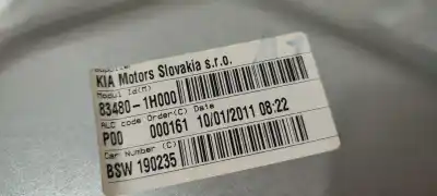 Peça sobressalente para automóvel em segunda mão elevador de vidros traseiro direito por kia pro cee´d (ed) 1.6 crdi 90 referências oem iam 834801h000  