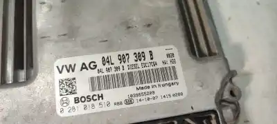 Second-hand car spare part ecu engine control for seat leon (5f1) 1.6 tdi oem iam references 04l907309b  0281018510