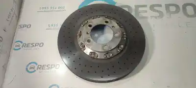 Second-hand car spare part front disc brake for porsche panamera 4.8 v8 cat oem iam references 970351405