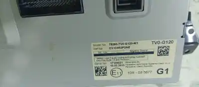Second-hand car spare part multifunction display for honda civic tourer (fk) comfort oem iam references 78260tv0g120m1  