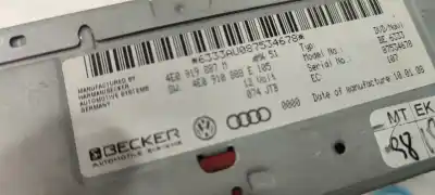Pièce détachée automobile d'occasion système de navigation gps pour audi a4 avant (8k5) (2008) básico références oem iam 4e0919887m   Pièce détachée automobile d'occasion système de navigation gps pour audi a4 avant (8k5) (2008) básico références oem iam 4e0919887m