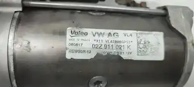 Peça sobressalente para automóvel em segunda mão motor de arranque por seat leon (5f1) 1.6 tdi referências oem iam 02z911021k