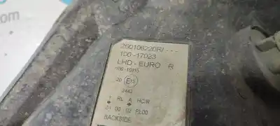 Pezzo di ricambio per auto di seconda mano faro anteriore destro per renault kangoo profesional riferimenti oem iam 260106220r  