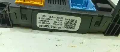 Автозапчасти б/у блок реле/предохранителей за citroen c4 cactus van (0b_, 0p_) puretech 110 ссылки oem iam 9819851280  