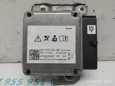 Peça sobressalente para automóvel em segunda mão centralina de airbag por seat leon (kl1, klg) 2.0 tdi referências oem iam 1ea959655dm