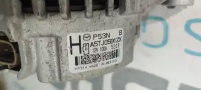 Second-hand car spare part alternator for mazda 2 lim. () center-line 90 cv / 66 kw oem iam references a5tj0591zx  