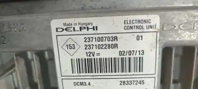 Second-hand car spare part ecu engine control for dacia duster (hs_) 1.5 dci (hsaj) oem iam references 237100703r