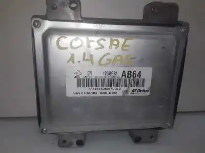 Second-hand car spare part ecu engine control for opel corsa e x15 1.4 66kw oem iam references 12669322  