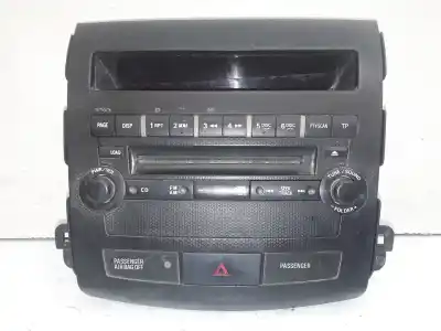 Pezzo di ricambio per auto di seconda mano impianto audio / radio cd per mitsubishi outlander (cw0) gx m-line di-d riferimenti oem iam   