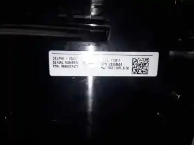 Peça sobressalente para automóvel em segunda mão comando de sofagem (chauffage / ar condicionado) por citroen c4 lim. tonic 110 cv / 81 kw referências oem iam 9666027477  