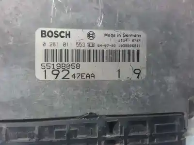 Tweedehands auto-onderdeel ECU MOTORCONTROLLER voor FIAT STILO (192)  OEM IAM-referenties 0281011553  55198058