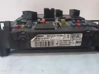 Gebrauchtes Autoersatzteil RELAIS SICHERUNGSKASTEN Multifunktionsrelais zum CITROEN C3 1.4 HDI (68 CV)  OEM-IAM-Referenzen 9650585780  