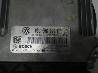 Second-hand car spare part ECU ENGINE CONTROL for SEAT EXEO (3R2)  OEM IAM references 03L906022  