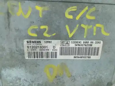Second-hand car spare part ecu engine control for citroen c2  oem iam references s120215301  