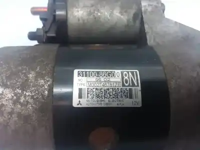 Second-hand car spare part STARTER MOTOR for SUZUKI SWIFT AZG (NZ)  OEM IAM references 3110086G0  