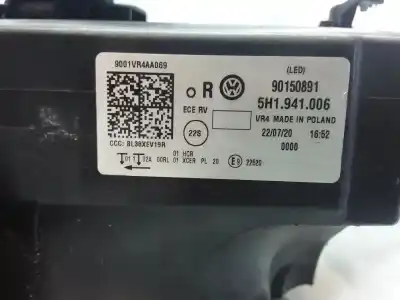 Second-hand car spare part RIGHT HEADLIGHT for VOLKSWAGEN GOLF VII LIM.  OEM IAM references 5H1941006  