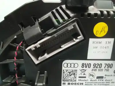 Tweedehands auto-onderdeel instrumentenpaneel voor audi a3 sportback (8p) 2.0 tdi oem iam-referenties 8v0920790 0263742041 