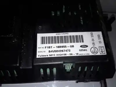 Second-hand car spare part multifunction display for ford fiesta  oem iam references f1bt18b955gb  