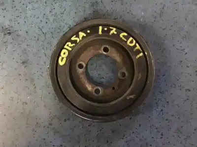 Peça sobressalente para automóvel em segunda mão polia do virabrequim por opel combo corsa c referências oem iam   809977