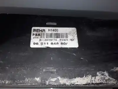 Peça sobressalente para automóvel em segunda mão intercooler por citroen c3 1.6 16v hdi referências oem iam 9651184880  