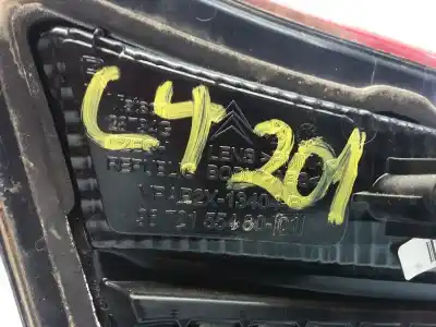 Second-hand car spare part RIGHT TAILGATE LIGHT for CITROEN C4 LIM.  OEM IAM references 967215548001  