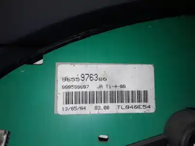 Peça sobressalente para automóvel em segunda mão QUADRANTE por PEUGEOT 206 BERLINA  Referências OEM IAM 9655976380  