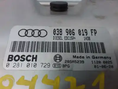 Автозапчасти б/у блок управления двигателем за audi a4 b6 (8e2) 1.9 tdi ссылки oem iam 038906019fp