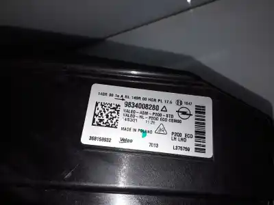 Pezzo di ricambio per auto di seconda mano faro anteriore sinistro per opel mokka x mokka x 1.3 i riferimenti oem iam 9834008280  