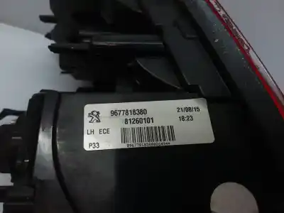 Peça sobressalente para automóvel em segunda mão farolim interior traseiro esquerdo por peugeot 308 120 cv / 88 kw referências oem iam 