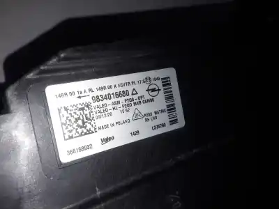 Pezzo di ricambio per auto di seconda mano faro anteriore destro per opel mokka x mokka x 1.3 i riferimenti oem iam 9834016680  