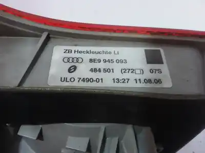 Second-hand car spare part LEFT TAILGATE LIGHT for AUDI A4 BERLINA (8E)  OEM IAM references 8E9945093  