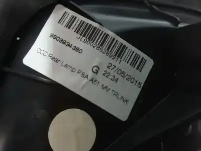 Second-hand car spare part INTERIOR LEFT TAILGATE LIGHT for CITROEN CITROËN C3 I (FC_, FN_) 1.4 HDI  OEM IAM references 9803934380  