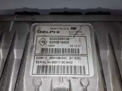 Автозапчасти б/у блок управления двигателем за renault clio iii pack authentique ссылки oem iam 8200399038  